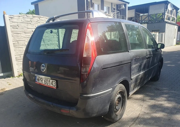 Fiat Ulysse cena 3900 przebieg: 376400, rok produkcji 2005 z Skoki małe 67